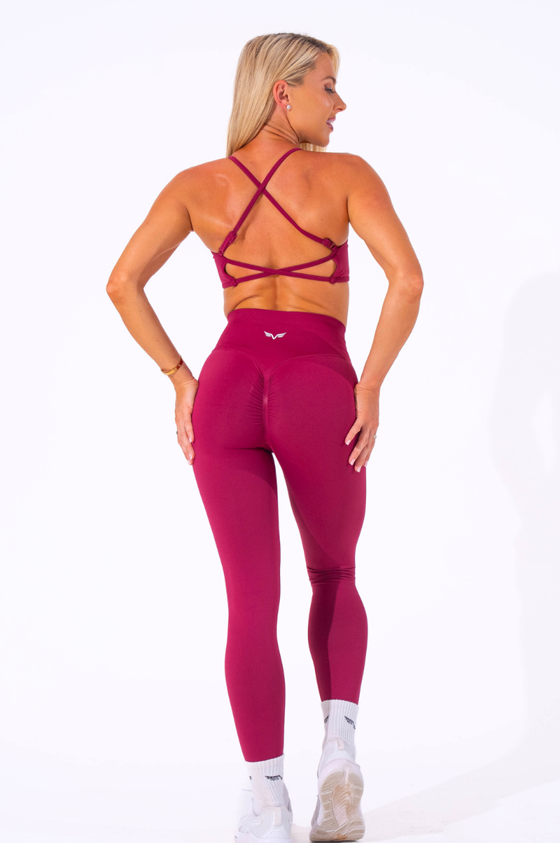 Legging Athletica Athletica Impact Scrunch - Ruby Red