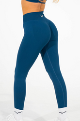 Club Athletica Leggings sem costura Flex 2.0 na cor verde-azulado