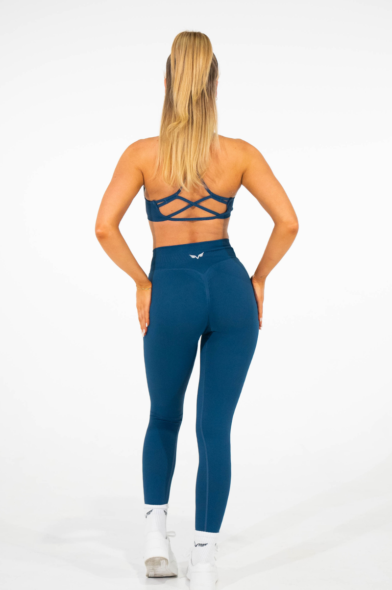 Club Athletica Leggings sem costura Flex 2.0 na cor verde-azulado