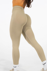 Club Athletica Leggings sem costura Flex 2.0 na cor bege