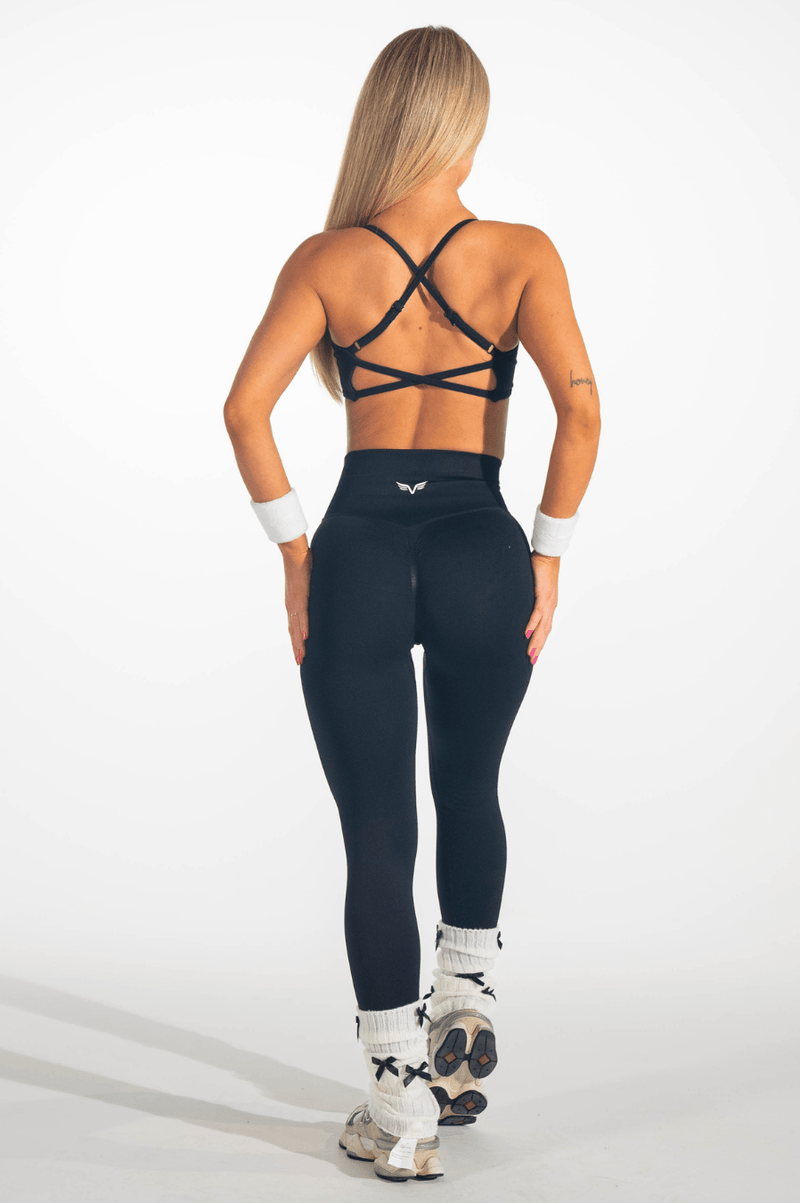 Club Athletica Impact Scrunch Leggings em Preto