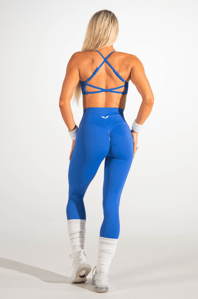 Club Athletica Leggings Scrunch Impact na cor Safira